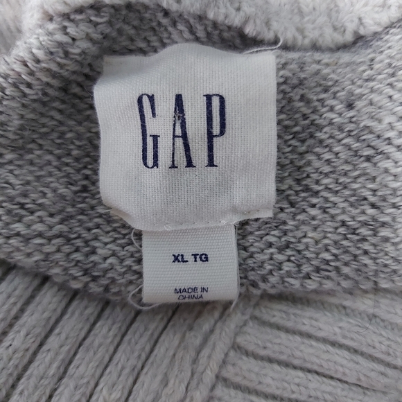 Gap XL Men's Light Grey Knit Sweater - Picture 4 of 7